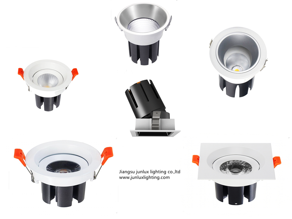 LED hotel lobby indoor restaurant exhibition hall showing coffee shop interior business center lights roud/square face recess down lights