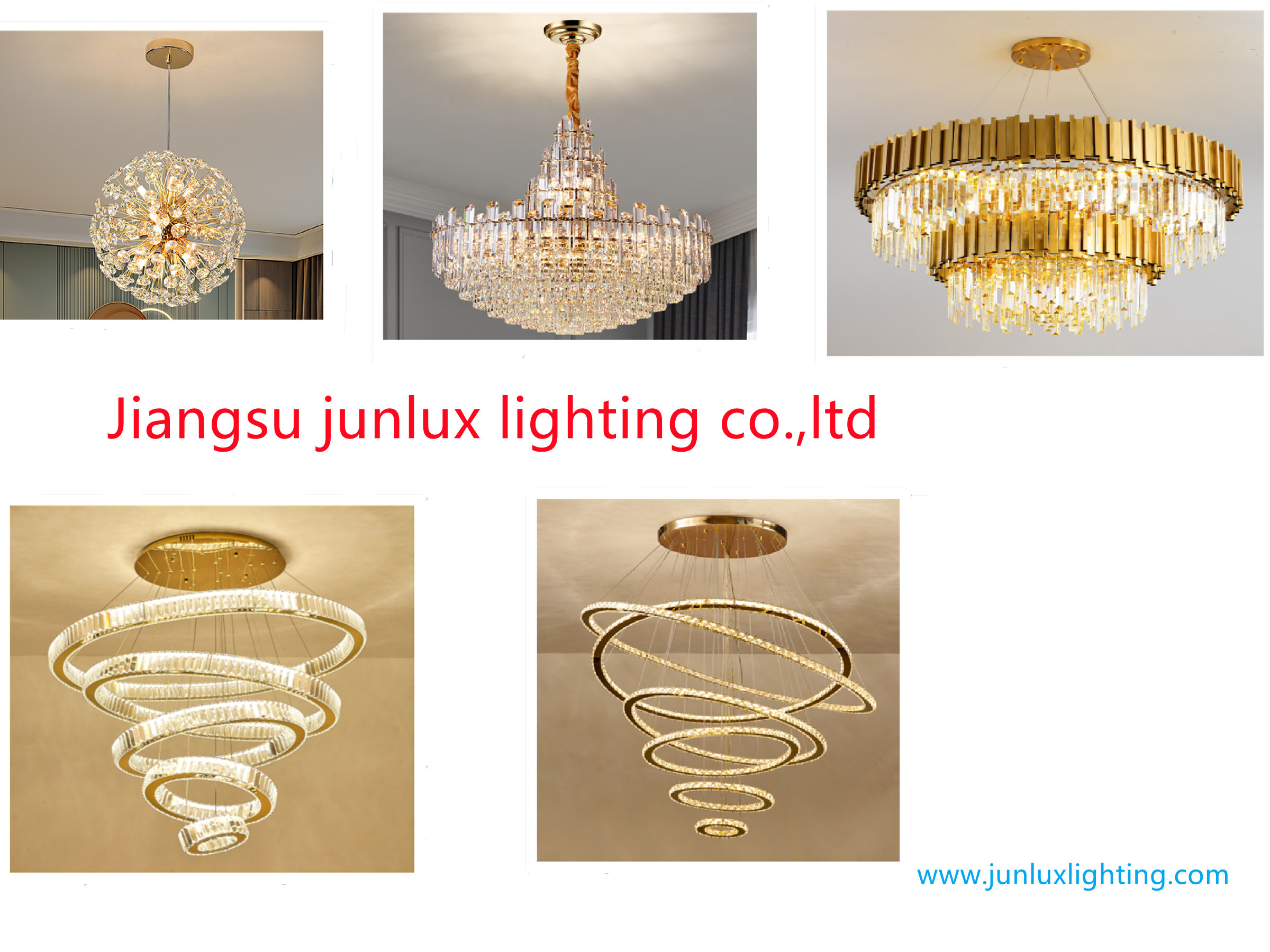 LED chandelier lights indoor hotel shop room project lights