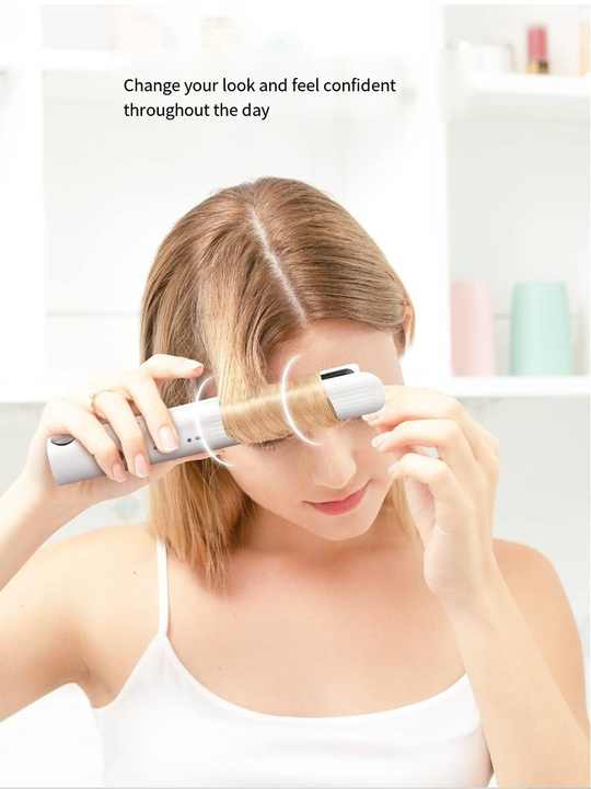 Rechargeable Hair Flat Iron Hair Straight Stick Travel Curl Straightening and Curling Hair Straightener Flat Iron Cordless