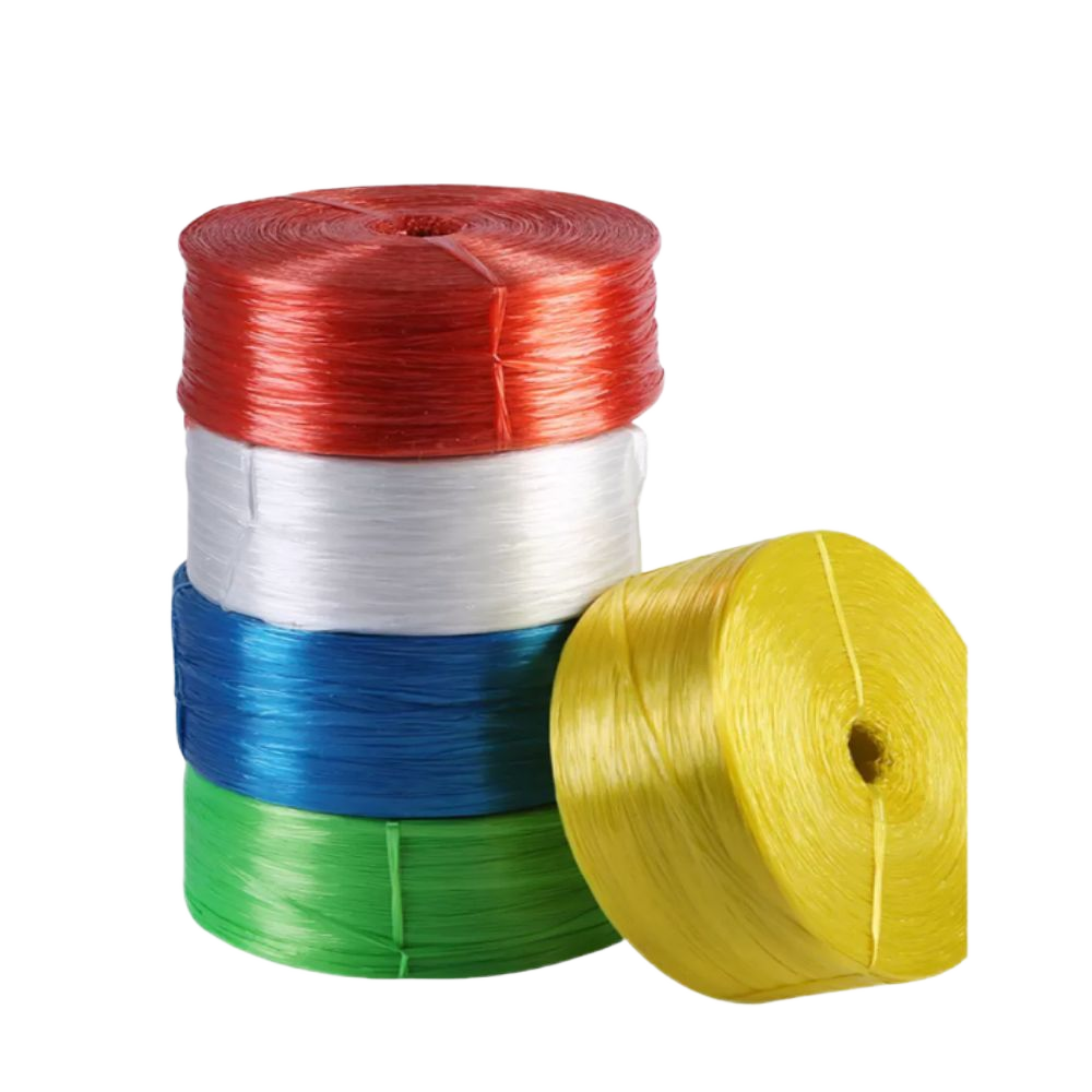 Transparent Plastic Rope White PP Strap Strapping Rope for Carton Box Packing Thickened Wear-Resistant Grass Ball Packing Rope