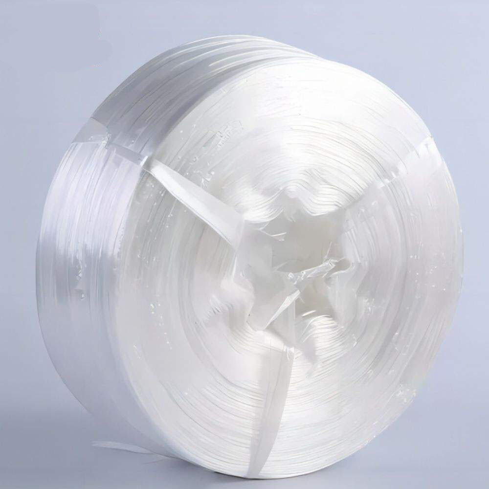 Transparent Plastic Rope White PP Strap Strapping Rope for Carton Box Packing Thickened Wear-Resistant Grass Ball Packing Rope