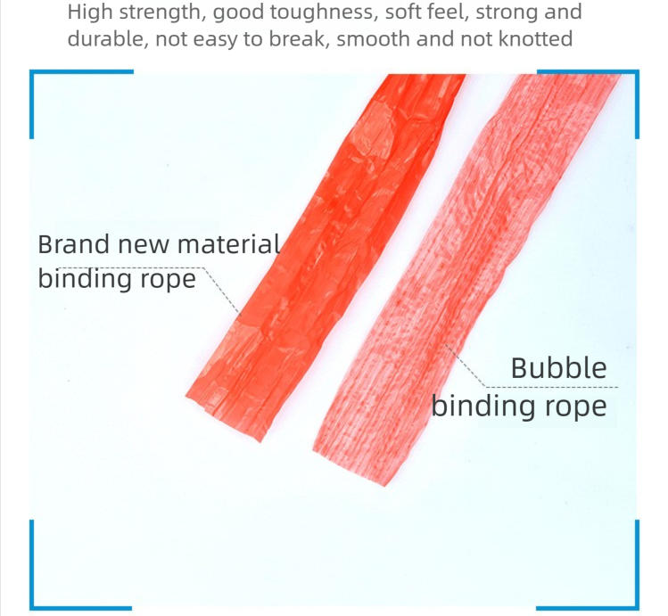Factory Direct Supply Nylon Straw Cake Coil Plastic Strapping Rope New Material Non-Loose Disc Tear Film PP Material