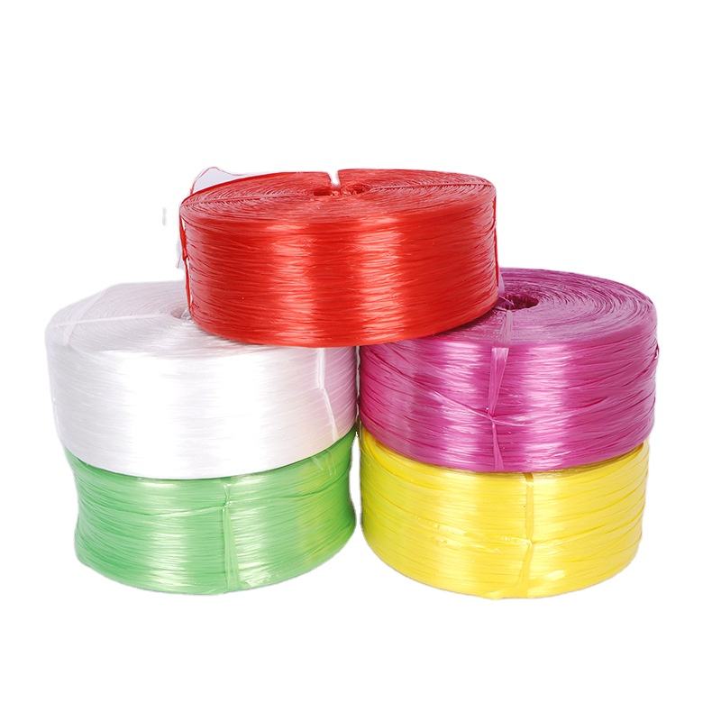 PP Flat Film Raffia String Eco-Friendly High Strength Customizable Packaging Tear Film Rope for Cords