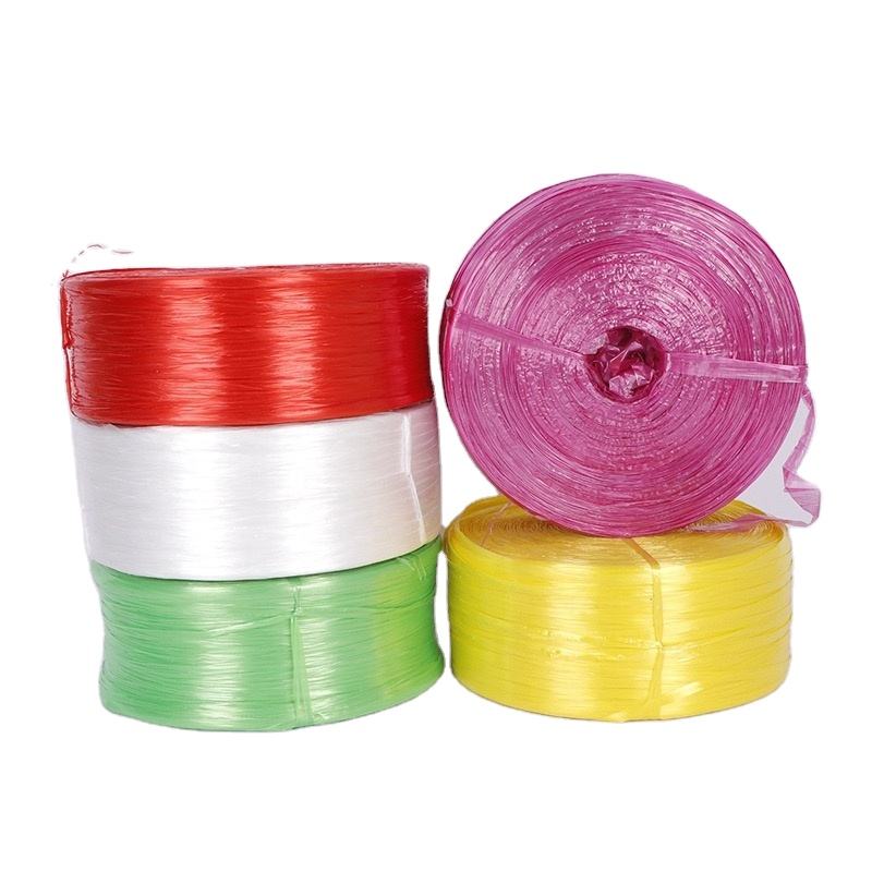 PP Flat Film Raffia String Eco-Friendly High Strength Customizable Packaging Tear Film Rope for Cords