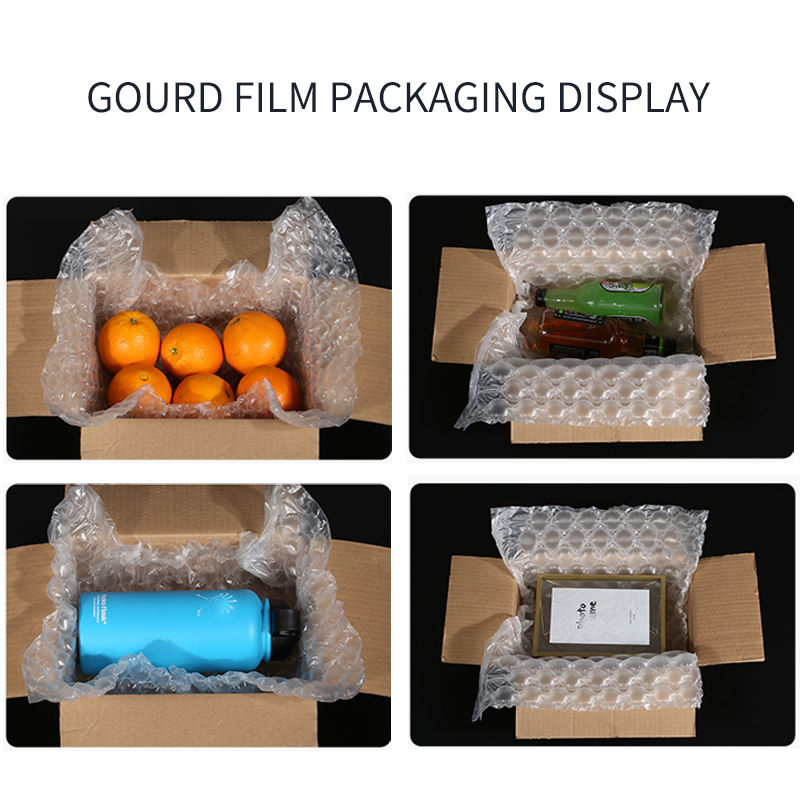 High Quality Inflatable Plastic Bubble Film Air Cushion Bubble Film Free Samples Shockproof Bubble Film