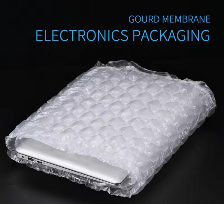 High Quality Inflatable Plastic Bubble Film Air Cushion Bubble Film Free Samples Shockproof Bubble Film