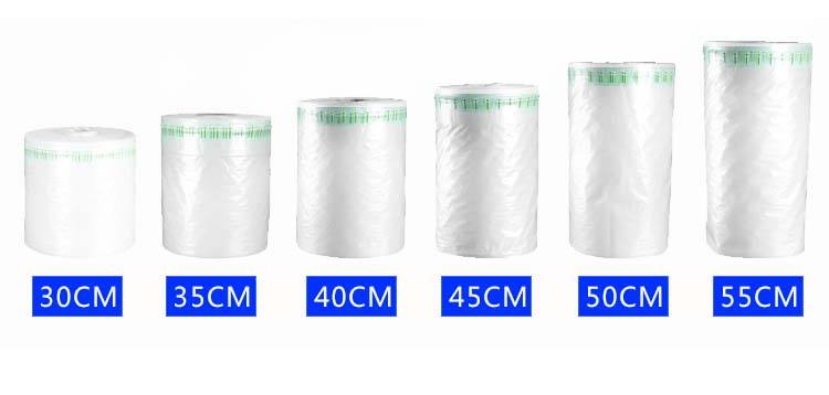 Easy-to-use Flexible Packaging Wrap Bubble Alternative Cushion Film Air Column Packaging Roll for Fragile Items Shipment