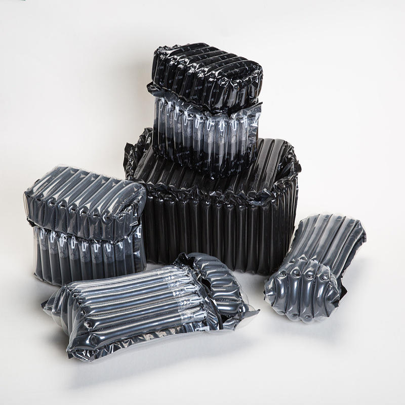 Easy-to-use Flexible Packaging Wrap Bubble Alternative Cushion Film Air Column Packaging Roll for Fragile Items Shipment