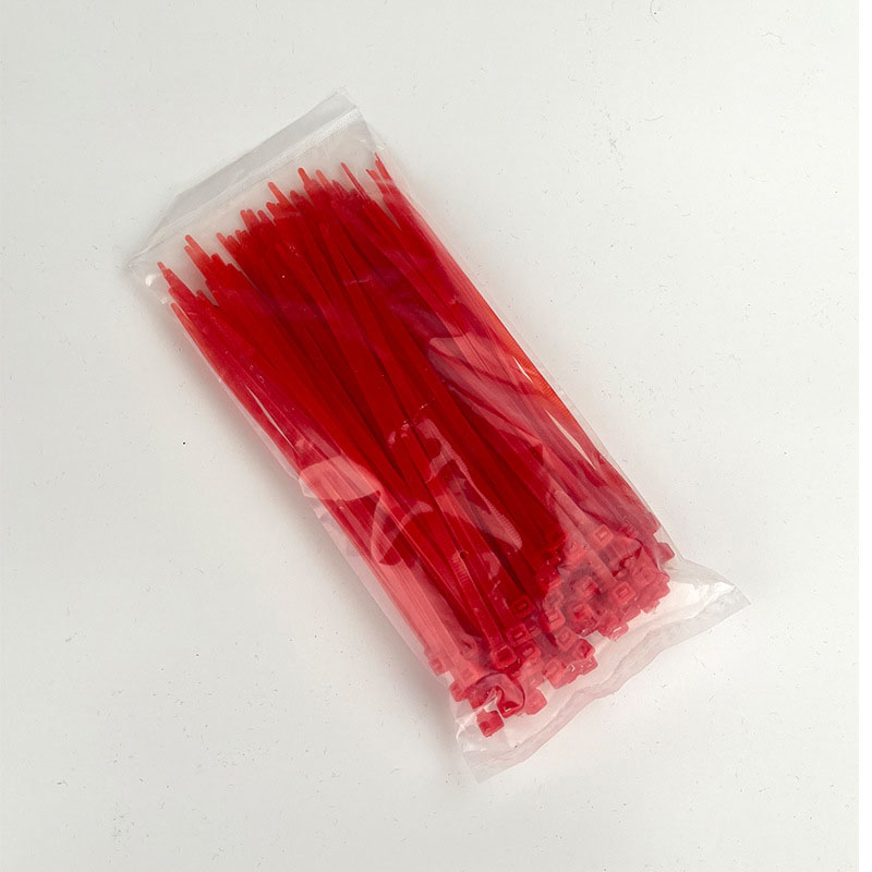 Colored Cable Ties Red, Green, Yellow, Blue Snap-Lock Tension Rope Binding Straps Plastic Self-Locking Nylon Cable Ties