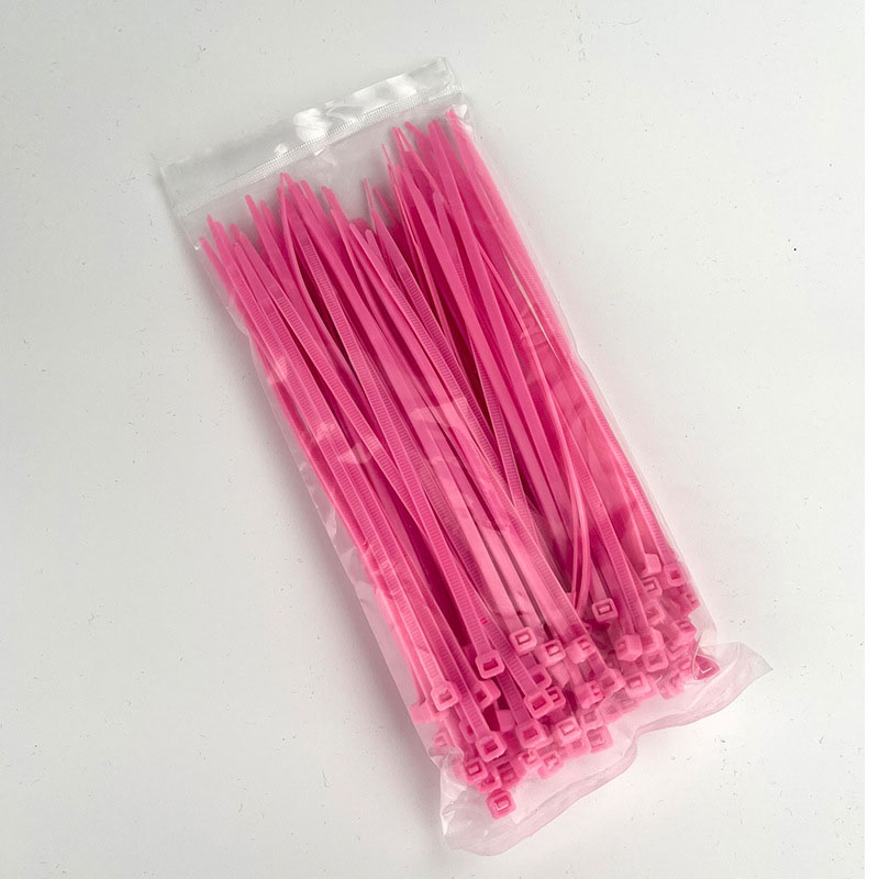 Colored Cable Ties Red, Green, Yellow, Blue Snap-Lock Tension Rope Binding Straps Plastic Self-Locking Nylon Cable Ties