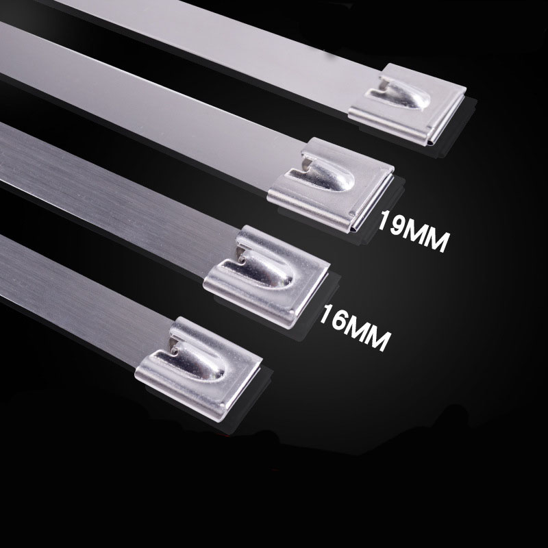  304 Stainless Steel Cable Ties with Self-Locking Mechanism Metal Cable Straps for Wire Trays Corrosion-Resistant Cable Bundling and Management Marine-Grade Anti-Corrosion Protection