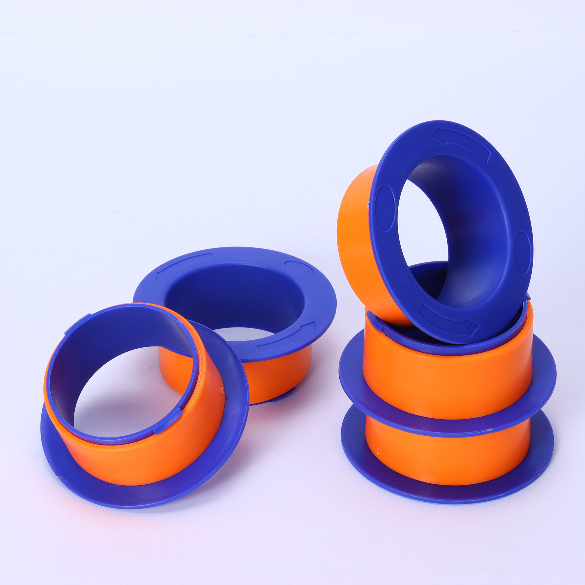 Wrap Film Handle with Thickened Grip Packaging Film Dispenser Handle Plastic Hand Guard Tool