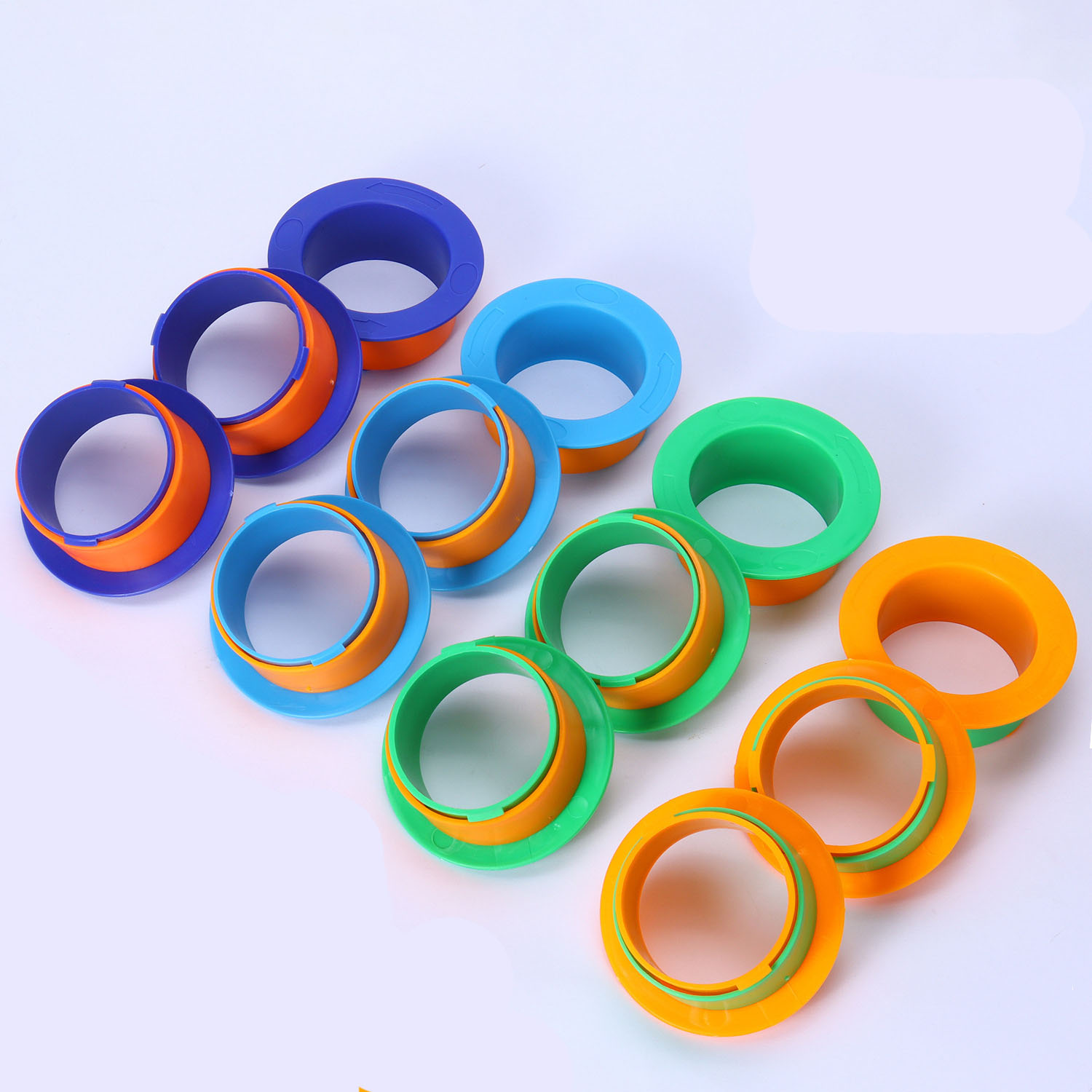 Wrap Film Handle with Thickened Grip Packaging Film Dispenser Handle Plastic Hand Guard Tool