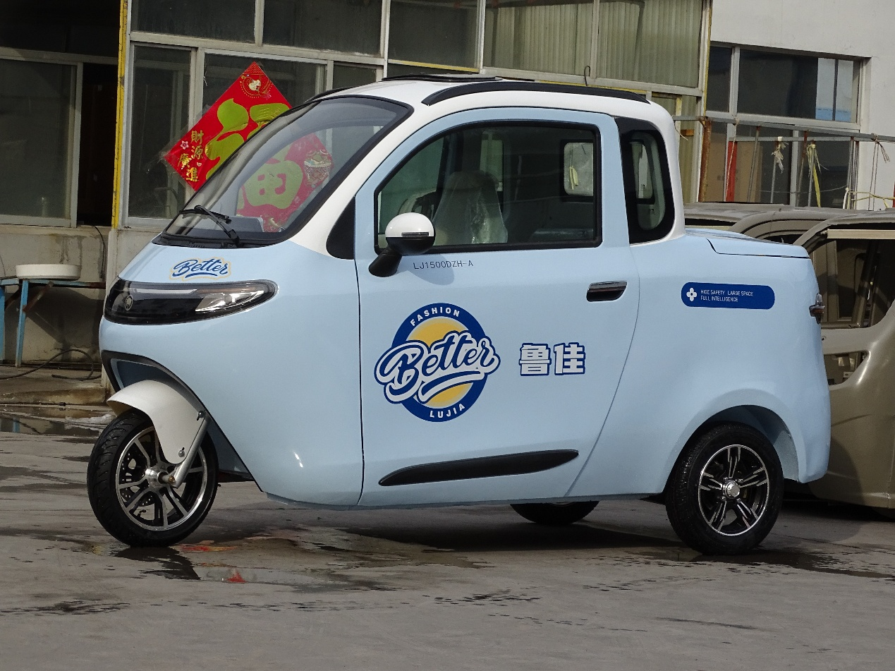 Vente Chaude Tricycle Électrique Mini à Trois Roues avec Caisse Fermée Autonomie de 101 à 200 km pour Mobilité Urbaine
