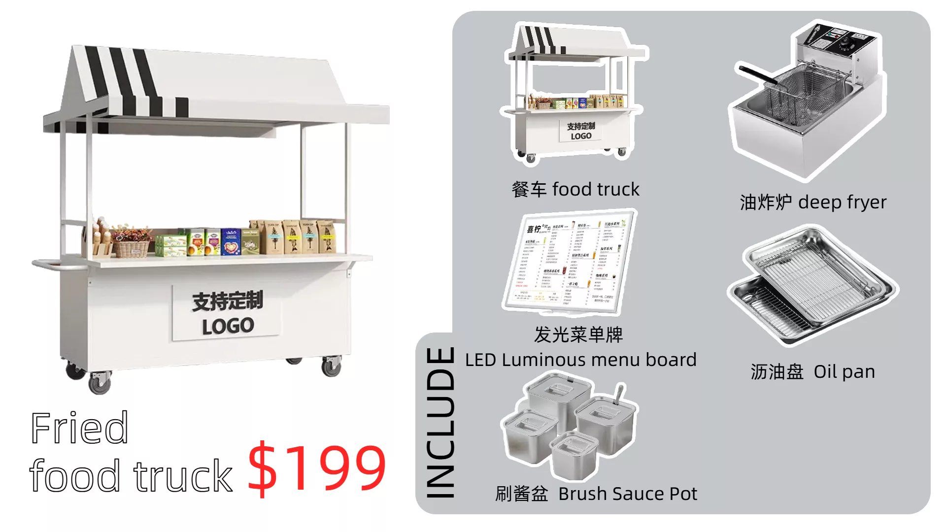 Deep-Fried And Barbecue Stalls