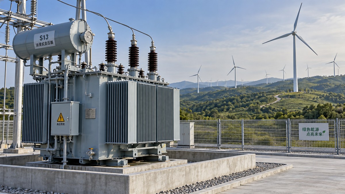 Sizing S13 oil-immersed transformers for variable wind farm output Подбор масляных трансформаторов S13 с учетом переменной выработки ветропарка