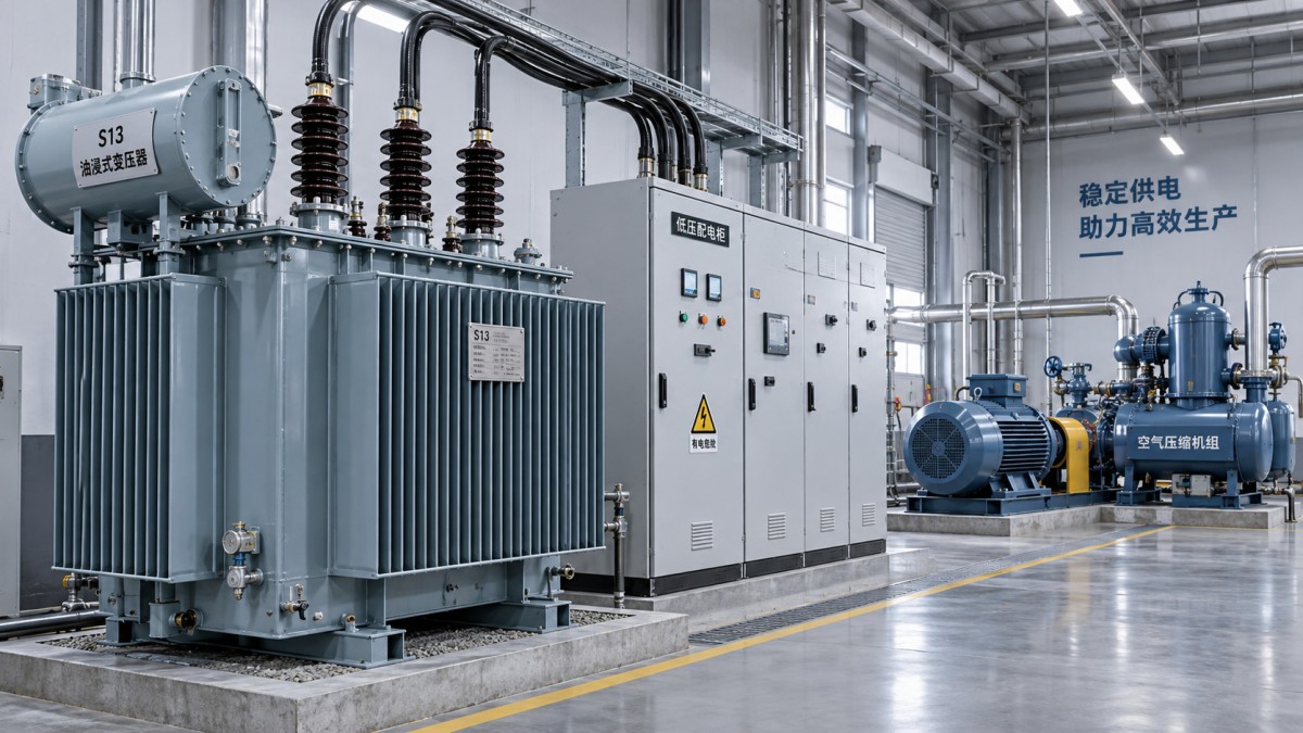 Sizing an S13 oil-immersed transformer for industrial motor starting Выбор мощности масляного трансформатора S13 для пуска промышленного электродвигателя