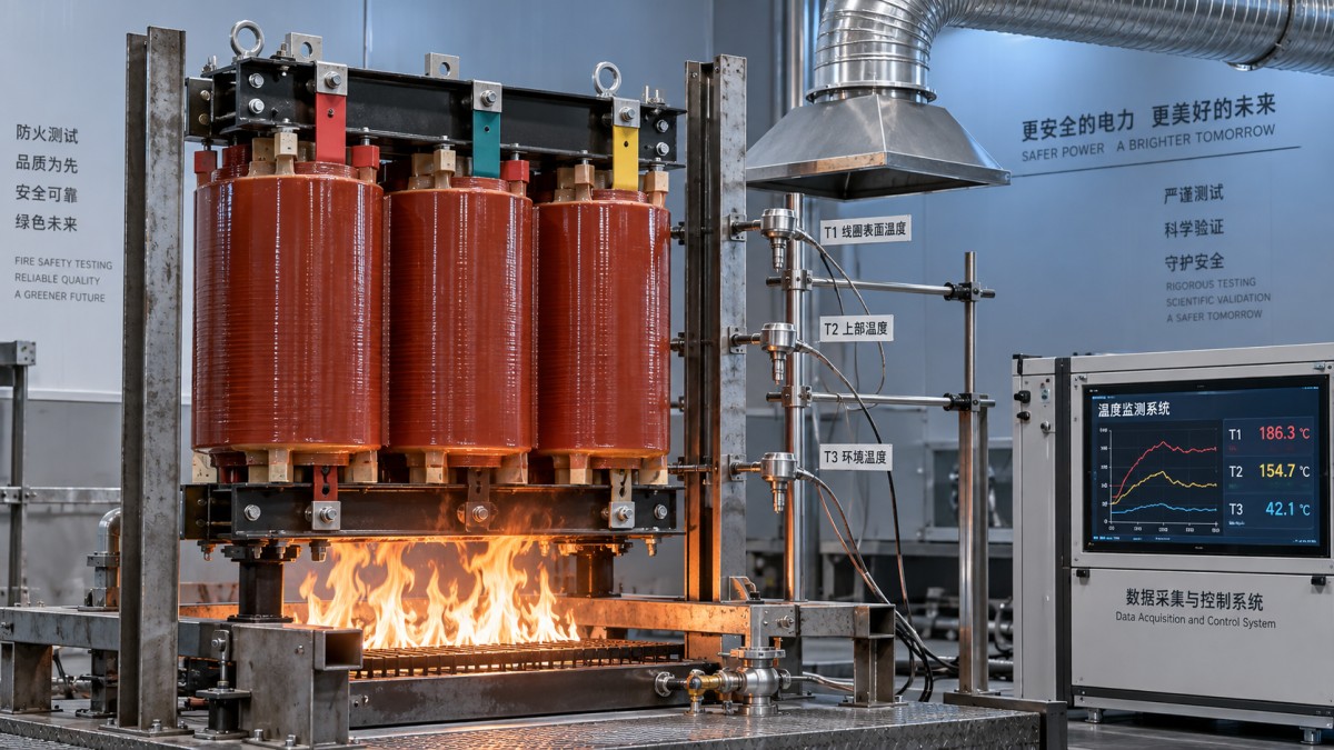 What an F1 fire behaviour rating means for a flame-retardant transformer Что означает класс пожарного поведения F1 для трансформатора с огнестойкой изоляцией
