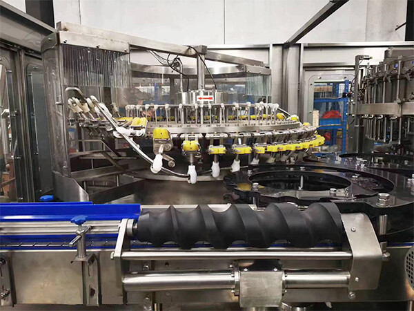 玻璃瓶含气饮料三合一灌装机