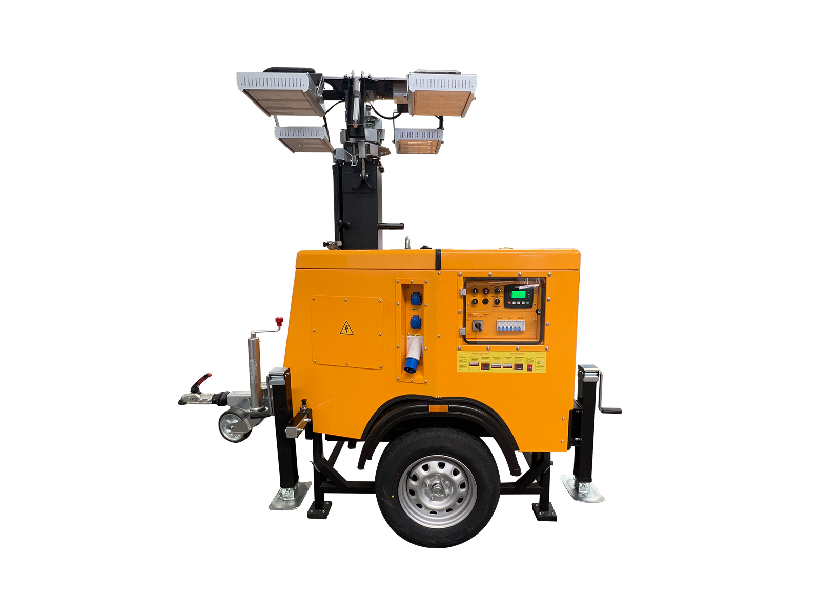Hydraulic type lighting tower