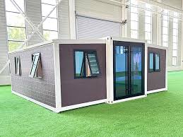 Сборный домик 20 футов с простым фундаментом Складной контейнерный домик/офис/кофе-бар/магазин