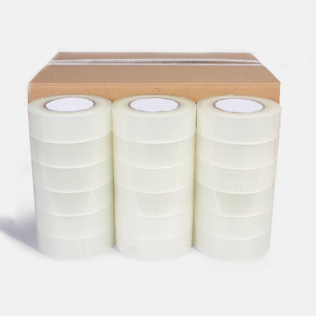 Cinta adhesiva Bopp para embalaje Cinta adhesiva Bopp personalizada al por mayor Cinta adhesiva transparente Bopp utilizada para el sellado de cajas de cartón