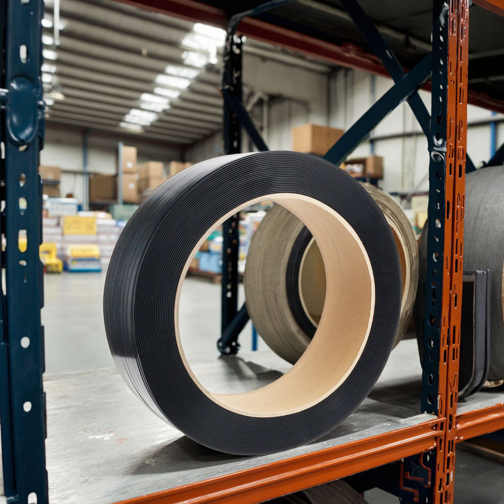 Cinta de embalaje personalizada de 12 mm-25 mm para embalajes medianos y pesados. Rodillo de flejado PET y PP para embalaje manual.