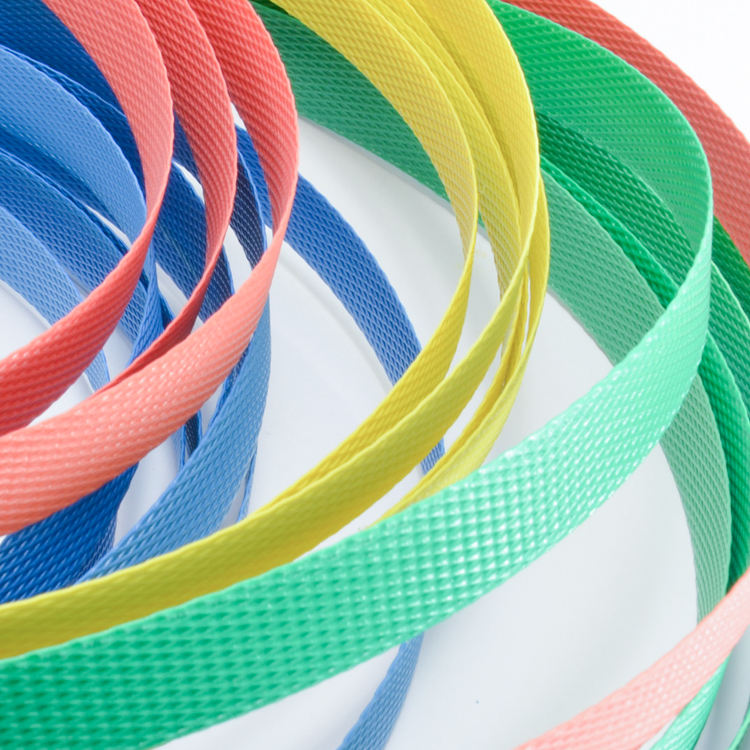 Correa de polipropileno PP para embalaje de cartón Rollo de fleje plástico