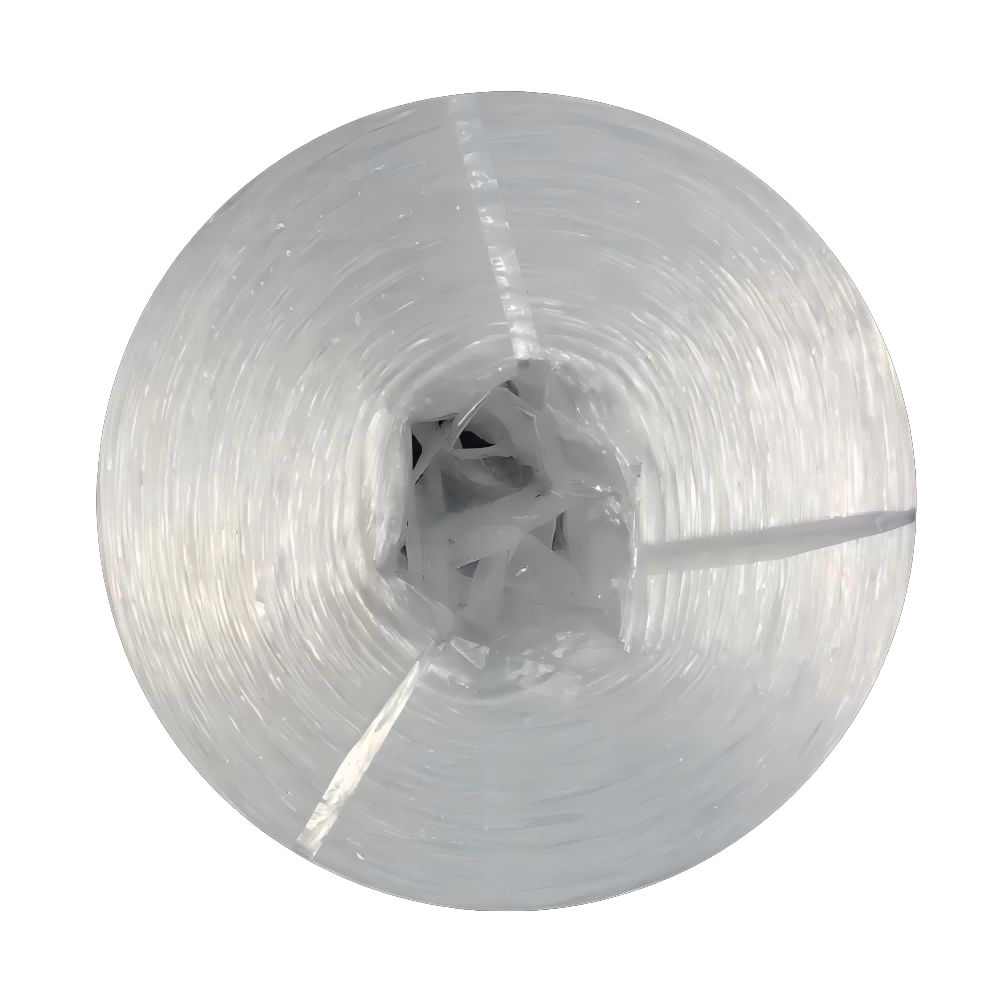 Cuerda de plástico transparente Cuerda de PP blanca para embalaje de cajas de cartón Cuerda de embalaje gruesa y resistente al desgaste para bolas de césped