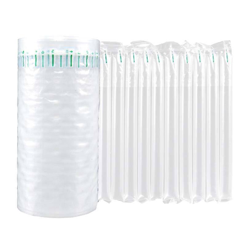 Envoltura flexible fácil de usar, alternativa al plástico de burbujas, película acolchada con columnas de aire, rollo de embalaje para el envío de artículos frágiles.