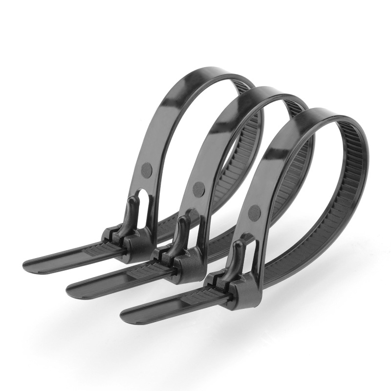 Corbatas de Nylon Ajustables con Cierre de Seguridad - Reutilizables en Negro, Blanco y Colores Variados con Clip Retenedor al por Mayor