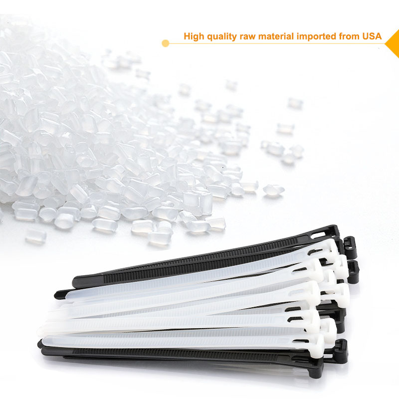 Corbatas de Nylon Ajustables con Cierre de Seguridad - Reutilizables en Negro, Blanco y Colores Variados con Clip Retenedor al por Mayor