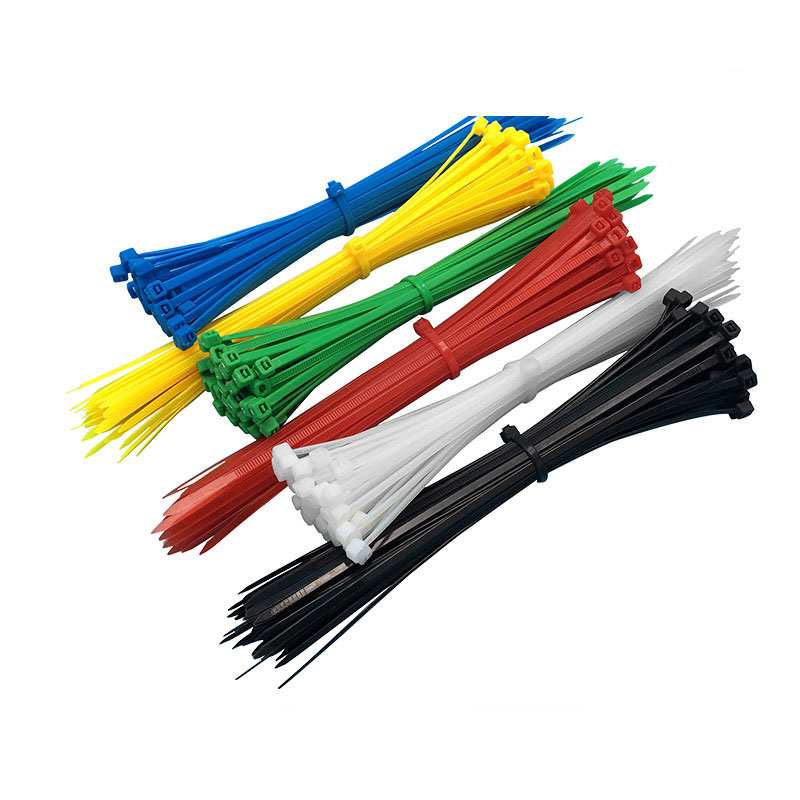 Corbatas de Cable de Colores Rojo, Verde, Amarillo, Azul Correas de Agrupación de Cuerda de Tensión con Cierre Rápido Corbatas de Cable de Nylon Autoblocantes de Plástico