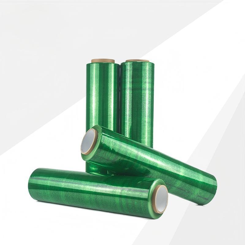 Película de envoltura estirable azul PE, película estirable para embalaje, película para mudanzas, película de conservación industrial, película para embalaje, película envolvente, fabricante de película plástica