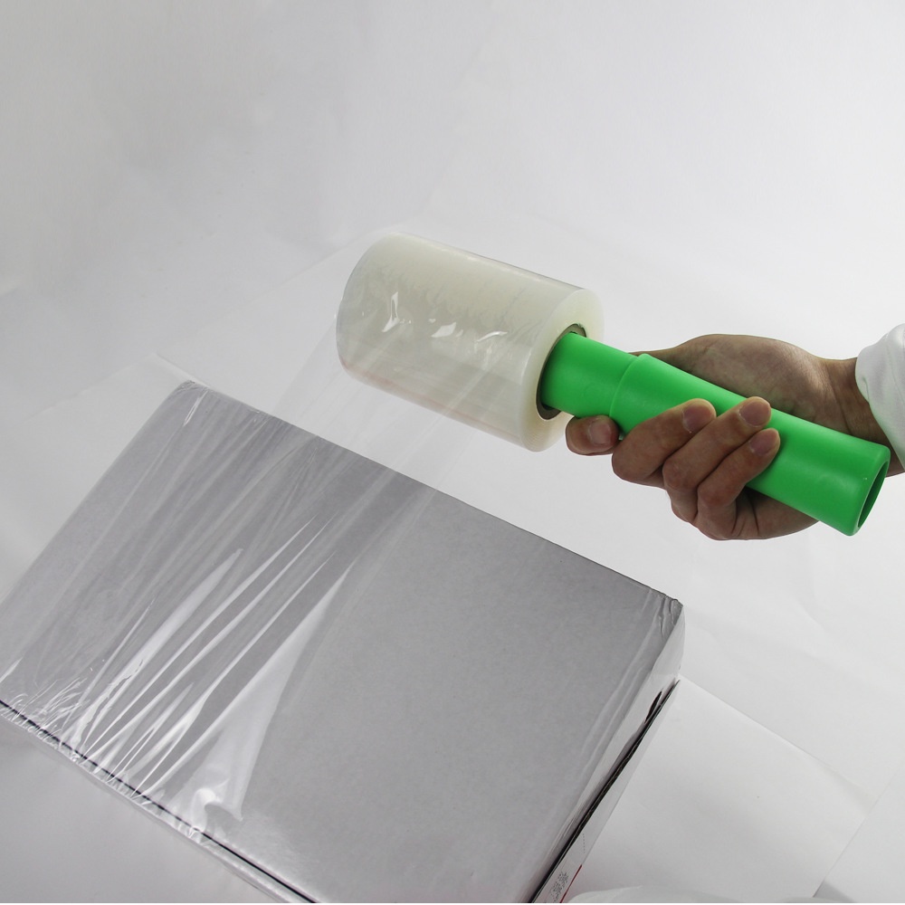 Envoltura de estiramiento transparente personalizada para maletas de mudanza equipadas con asas y equipaje agrupado