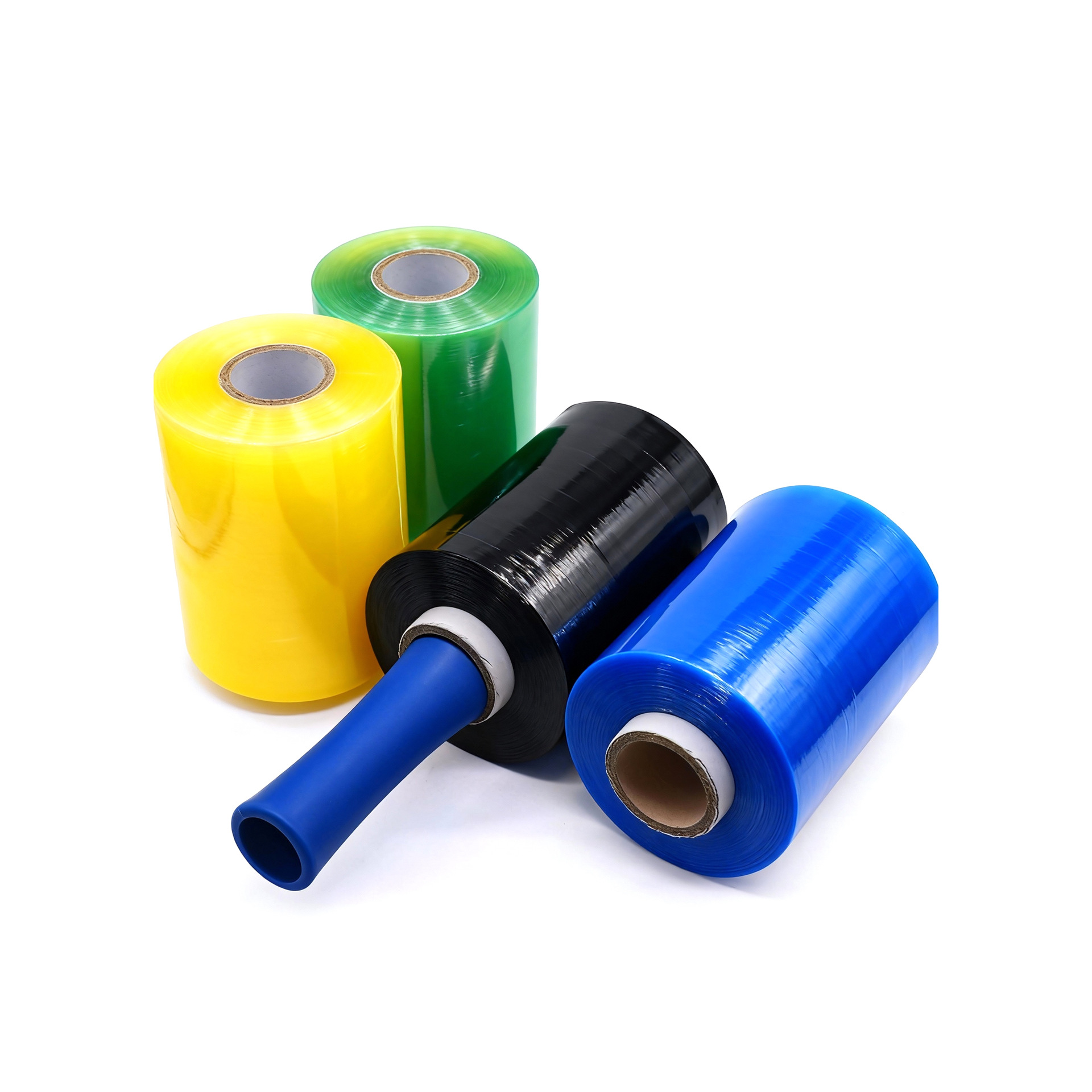 Película para palés personalizada a precio de fábrica LLDPE 17 Mic film estirable de embalaje películas estirables cast