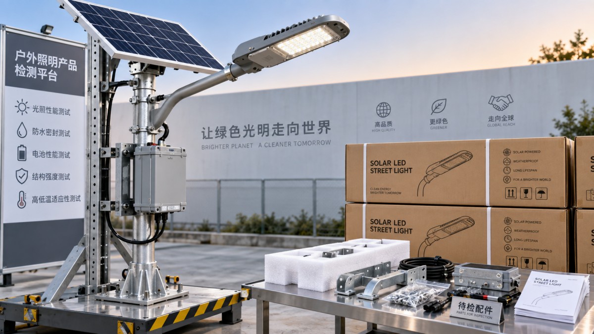 Cómo reducir el riesgo de importación al adquirir farolas solares de China