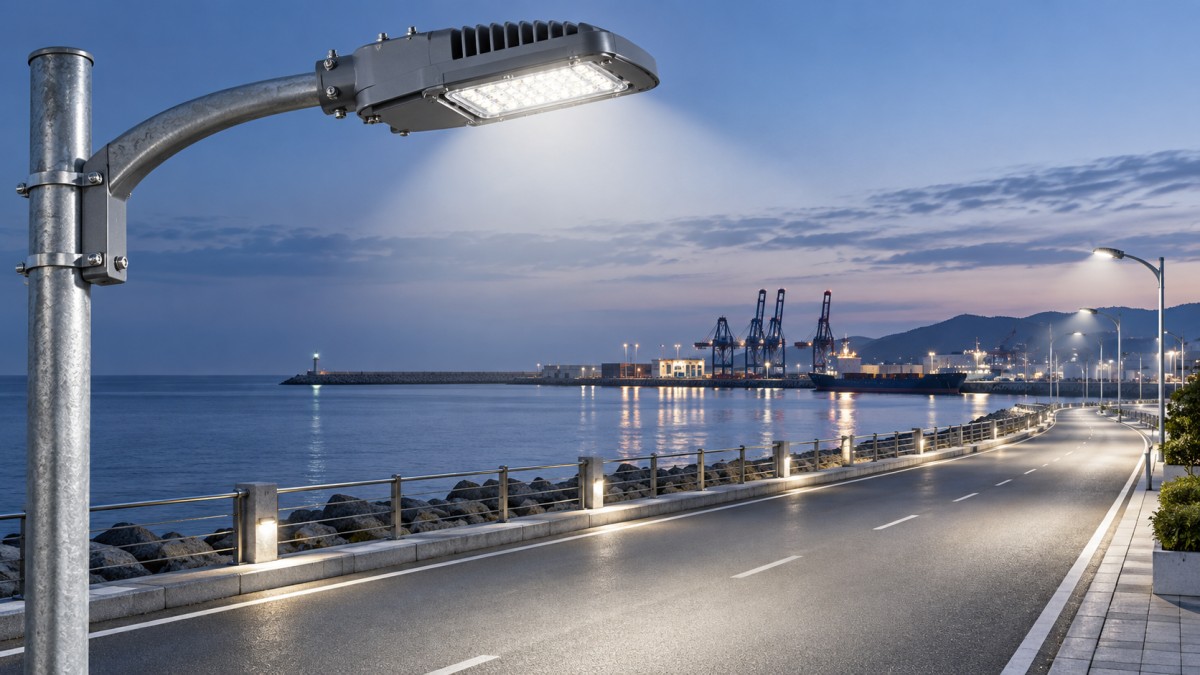 Selecting an LED Street Light Partner for Coastal and Corrosive Sites Selección de un socio de alumbrado público LED para zonas costeras y corrosivas