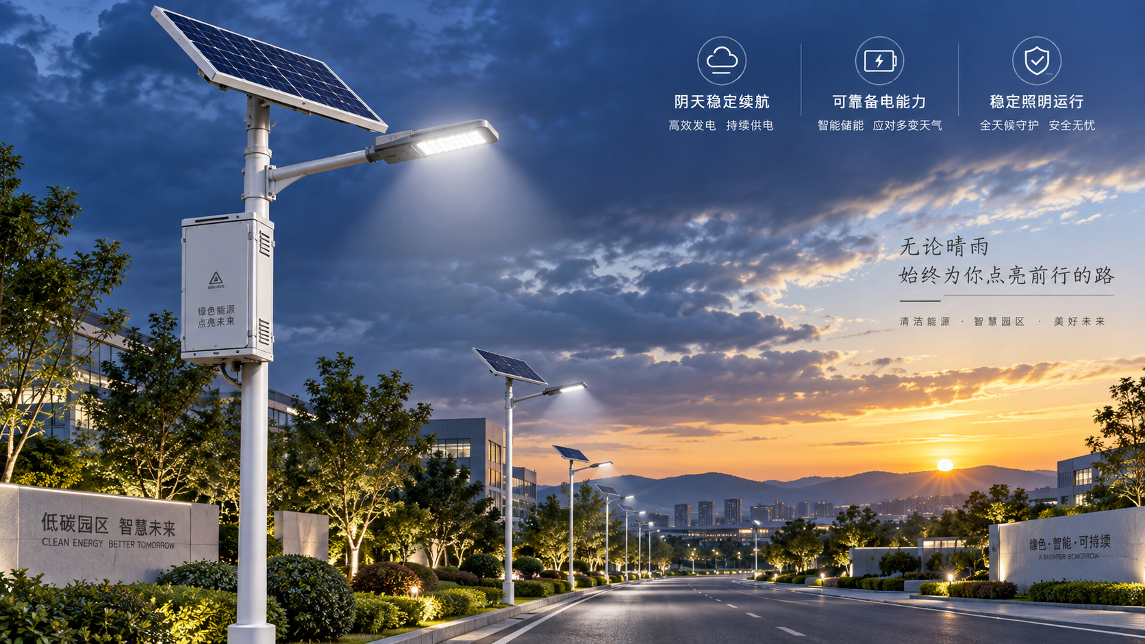 Autonomía del alumbrado público solar SL-004: dimensionamiento de la batería y días de respaldo