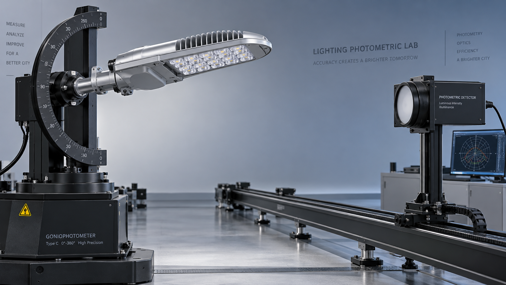 Verificación de informes fotométricos de fabricantes de iluminación LED urbana en China