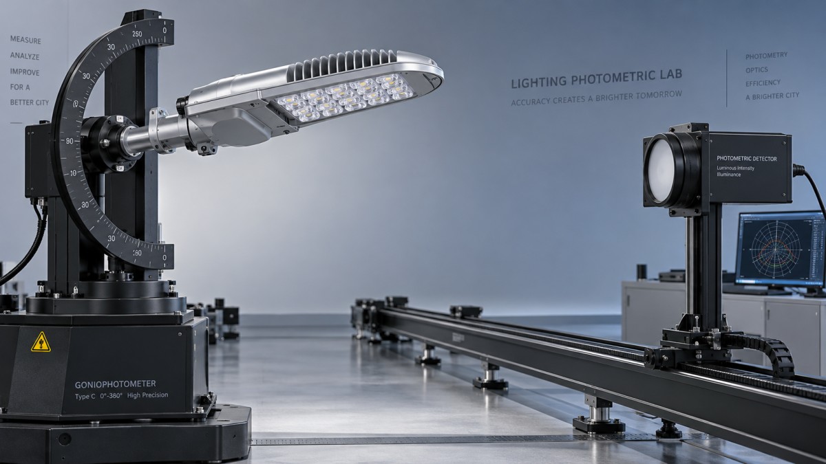 Verificación de informes fotométricos de fabricantes de iluminación LED urbana en China