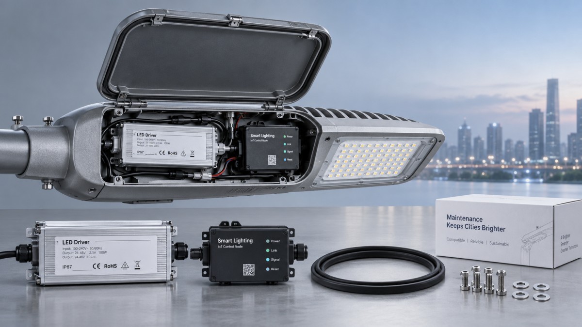 What spare parts support should a smart street light exporter offer? ¿Qué soporte para repuestos debe ofrecer un exportador de farolas inteligentes?