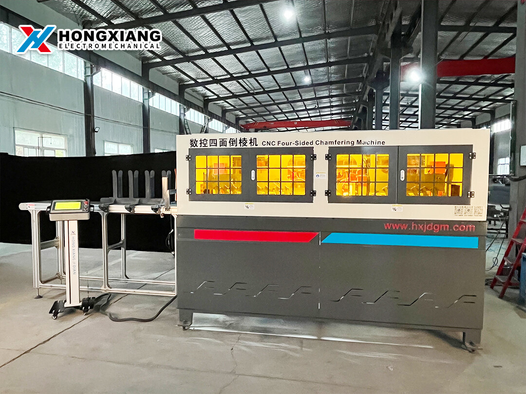 Автоматический четырехсторонний фаскоснимательный станок