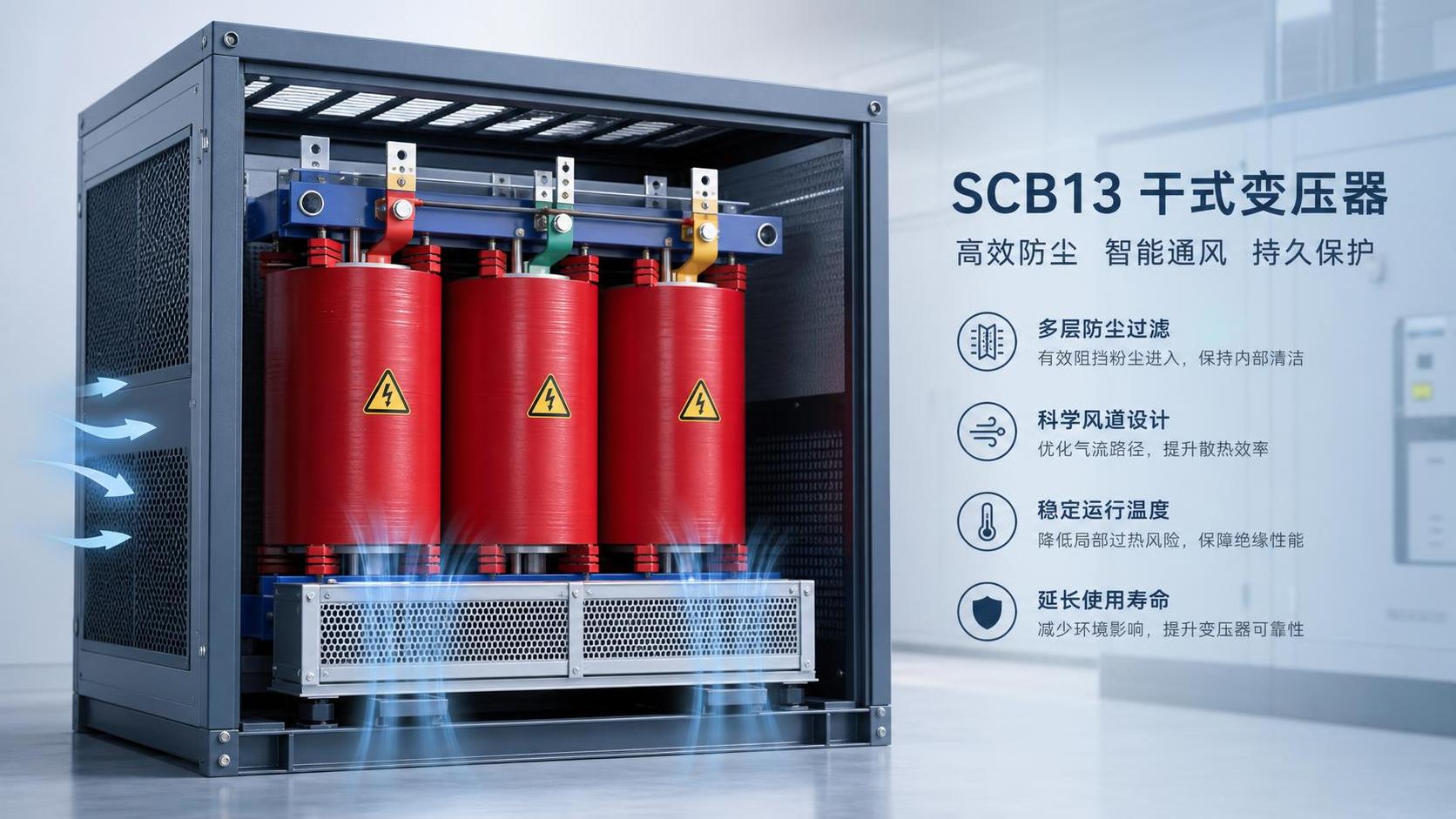 Как защита от пыли влияет на срок службы сухих трансформаторов SCB13