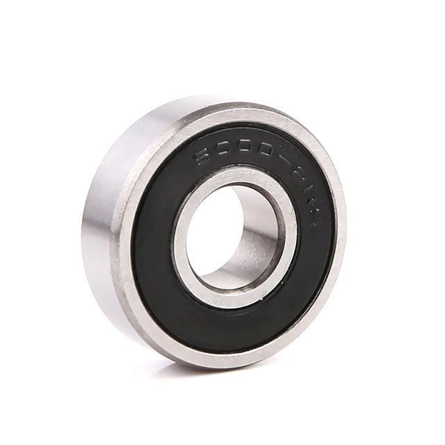 OEM High Quality Chrome Steel 6000 2RS Rubber Sealed Deep Groove Ball Bearings for Bike Construction Restaurant Applications