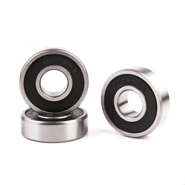 OEM High Quality Chrome Steel 6000 2RS Rubber Sealed Deep Groove Ball Bearings for Bike Construction Restaurant Applications