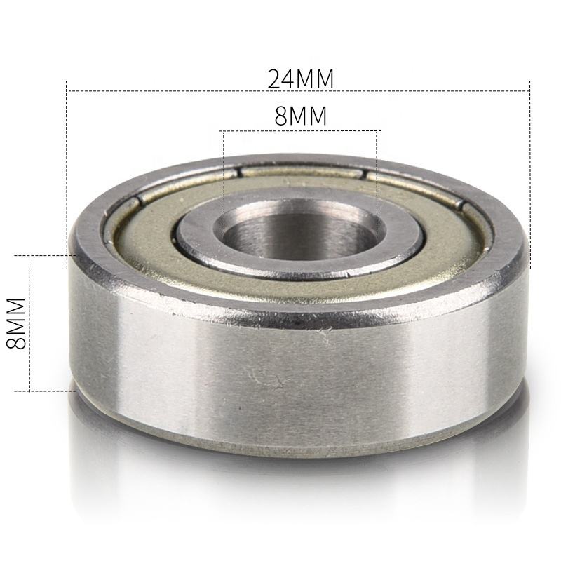 High Performance Precision Bearing Factory Supply 8*24*8 628 ZZ 2RS Deep Groove Ball Bearings