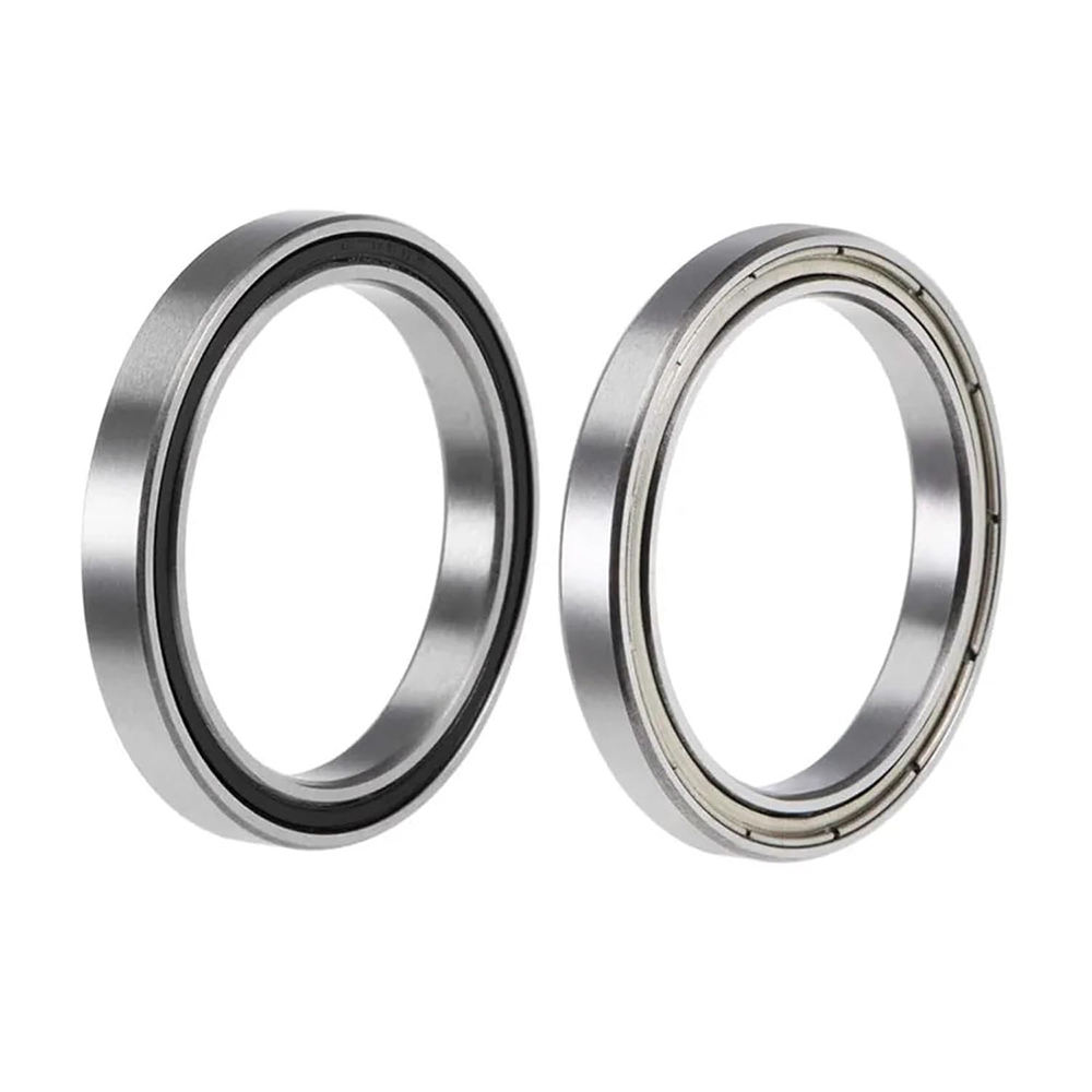 Thin Section 6702ZZ Hybrid Ceramic Ball Bearings 15x21x4mm Bike Robot Micro 6700 6701 6702 ZZ Deep Groove Bearing Bearing Steel