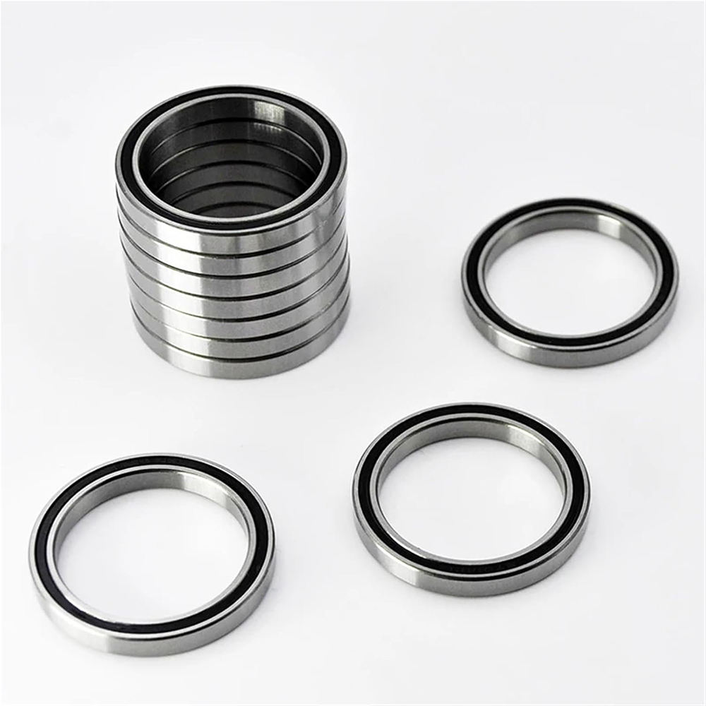 Thin Section 6702ZZ Hybrid Ceramic Ball Bearings 15x21x4mm Bike Robot Micro 6700 6701 6702 ZZ Deep Groove Bearing Bearing Steel