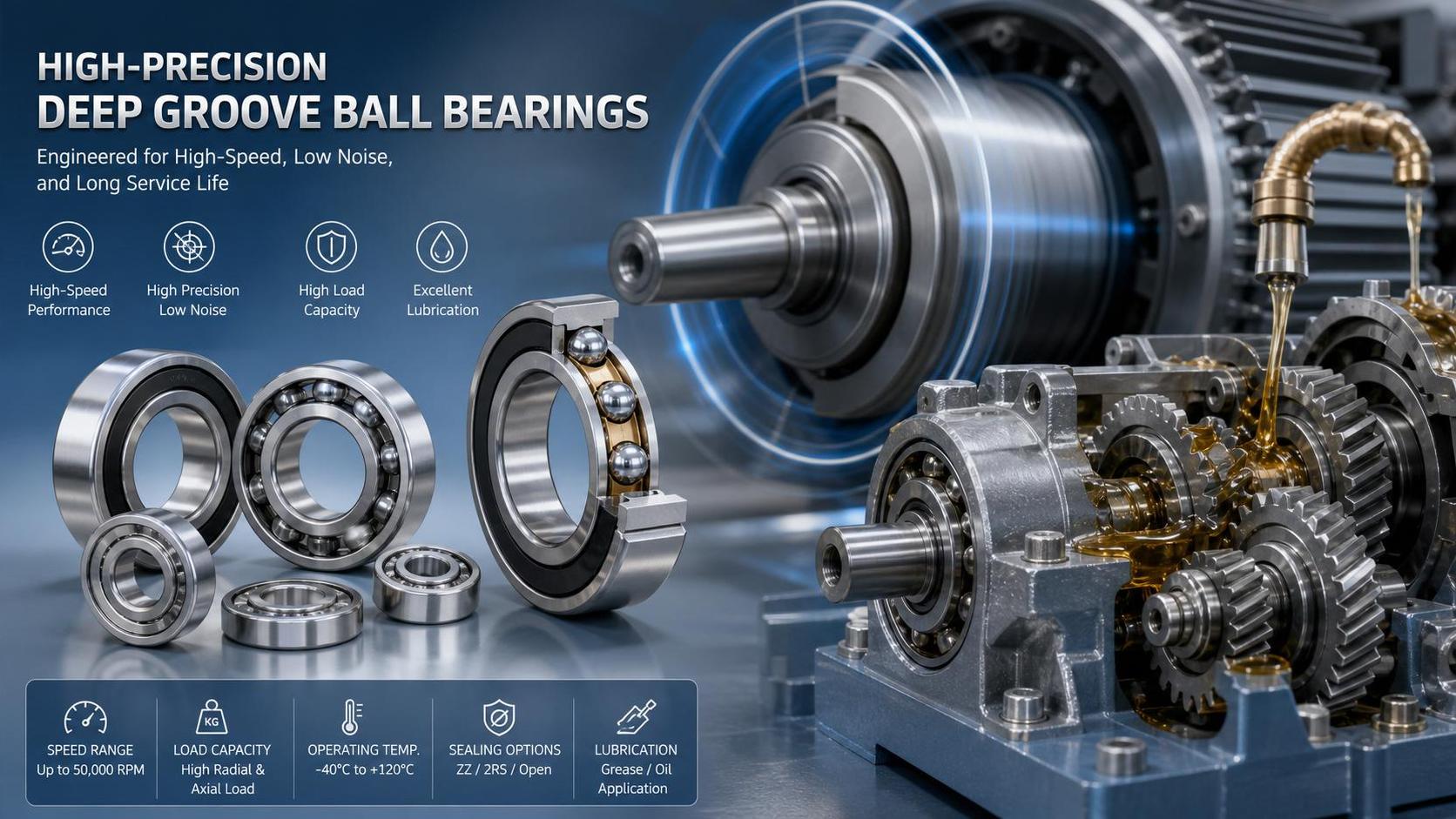 How to Choose a Deep Groove Ball Bearing for Speed and Load